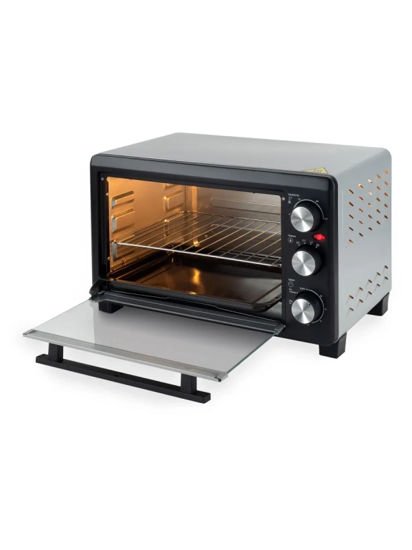 Мини-печь MIO-HY072 23л. 1500Вт серебристый-черный