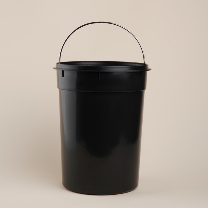 Ведро для мусора SL Home, 12 л, 27&times;32&times;43 см, цвет бежевый