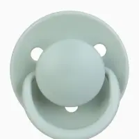 Набор классических пустышек, 2 шт., латекс, айвори/зелёный, в контейнере, от 6 мес., M&B