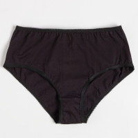 Трусы женские слипы, цвет чёрный, размер 56