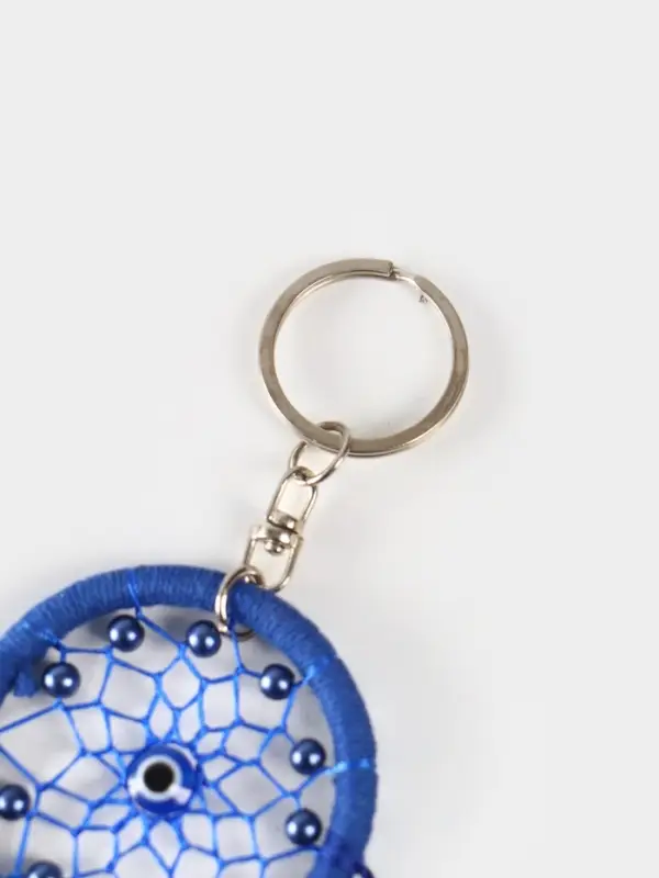Брелок "Ловец снов" 17 см, цв. синий