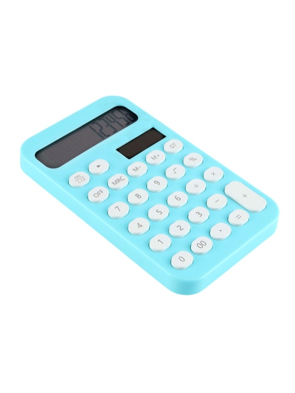 Калькулятор настольный 12-разрядный КК-968, бирюзовый