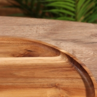 Доска разделочная 28х28х2 см, чайное дерево