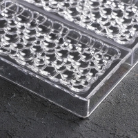 Форма для шоколада и конфет KONFINETTA &laquo;Воздушный&raquo;, 3 ячейки, 27,5&times;17,5&times;2,5 см, ячейка 15,3&times;7,5&times;0,8 см