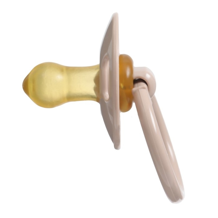 Соска - пустышка латексная классическая, от 0 мес., для детей с малым весом, цвет бежевый