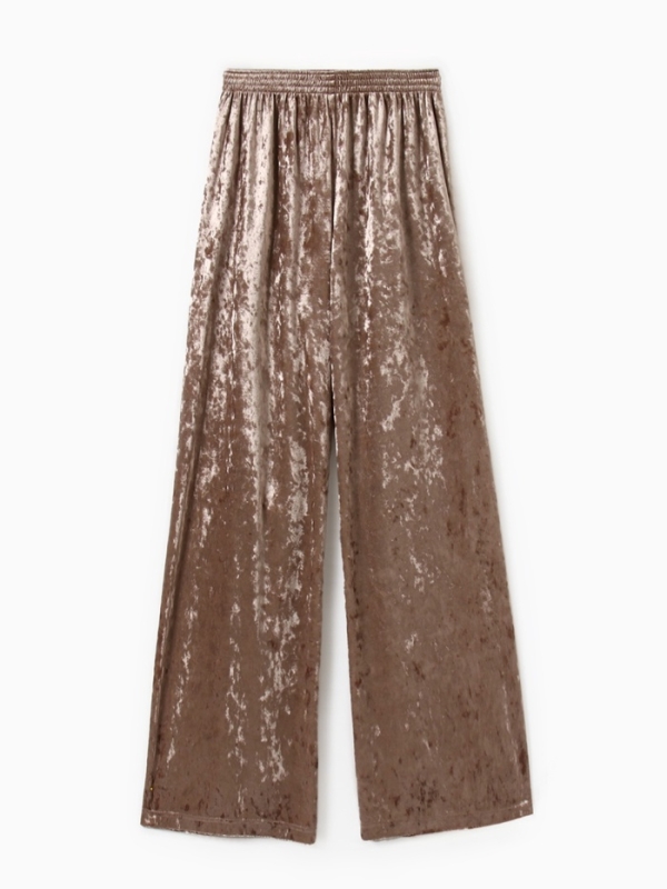 Брюки домашние KAFTAN Velvet 48-50, кофейный