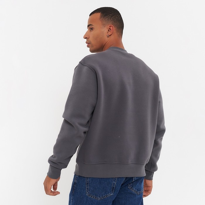 Свитшот мужской НАЧЁС, цвет тёмно-серый, размер 46 (M) Свитшот мужской НАЧЁС, цвет тёмно-серый, размер 46 (M)