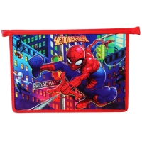 Папка пластиковая для тетрадей А4, на молнии, Человек-паук Папка пластиковая для тетрадей А4, на молнии, Человек-паук