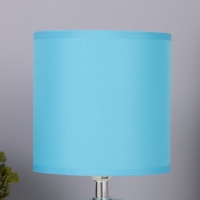 Лампа настольная "Исида" 1х40Вт Е14 голубой 14х14х28см Лампа настольная "Исида" 1х40Вт Е14 голубой 14х14х28см