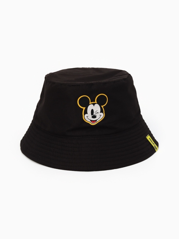 Панама, размер 58-60, чёрная, Микки, Маус Панама, размер 58-60, чёрная, Микки, Маус