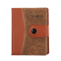 Записная книжка с ручкой А7, 72 листа в линейку, обложка комбинированная ПВХ с застёжкой на кнопке