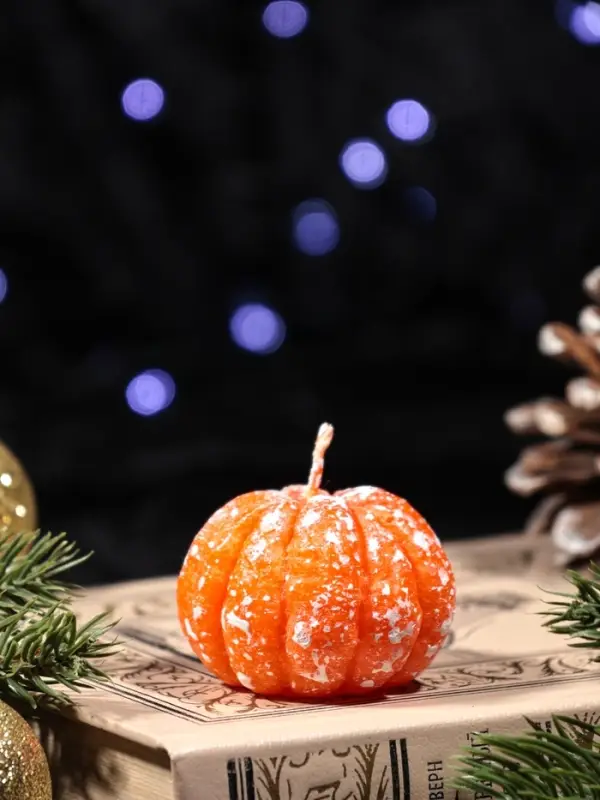 Свеча "Мандарин" 55*40 мм