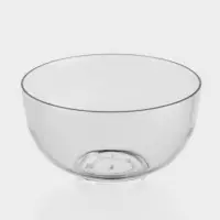 Форма пластиковая одноразовая для фуршета &laquo;Малая миска&raquo;, 150 мл, d=8 см, прозрачная