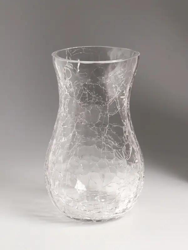 Ваза стекло настольная "Паутинка" грация, 19,5х10,5 см, прозрачный