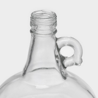 Бутылка стеклянная с ручкой &laquo;Верона&raquo;, 2,92 л