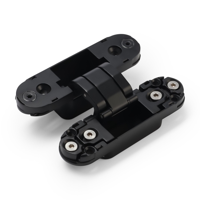 Петля скрытой установки LOCKLAND, 30х110 мм, с 3D-регулированием, цвет черный