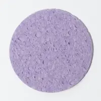 Спонж для умывания, круглый, фиолетовый