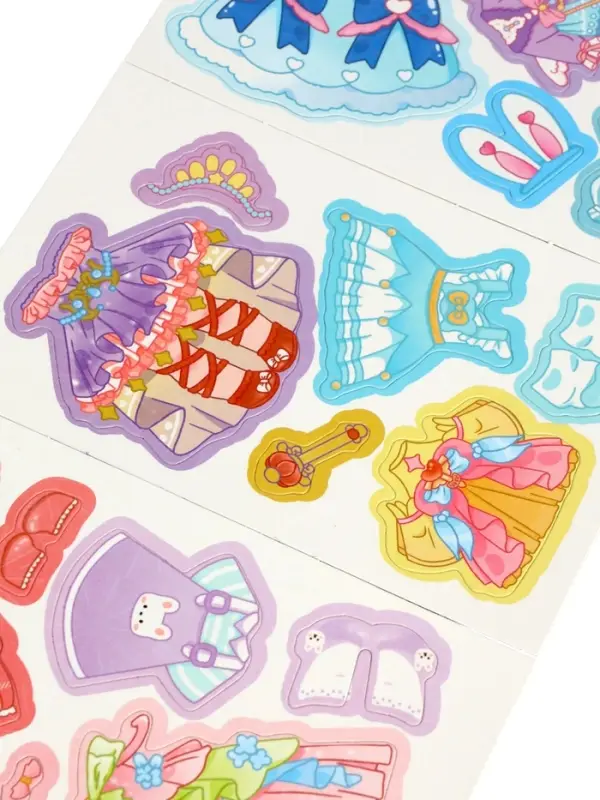 Магнитный набор "Модница" блестящий