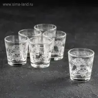 Набор стопок &laquo;Барокко&raquo;, 50 мл, 6 шт