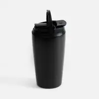 Термостакан с двумя поильниками Duetta, черный