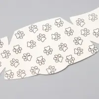 Переводная тату на тело чёрная &laquo;Веснушки. Кошачьи следы&raquo;, 16&times;5 см