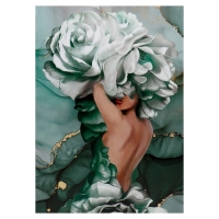 Картина-холст на подрамнике "Девушка" 50х70 см Картина-холст на подрамнике "Девушка" 50х70 см