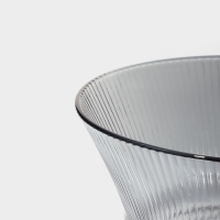 Салатник стеклянный Доляна &laquo;Флора&raquo;, 1,4 л, 19,5&times;8,5 см