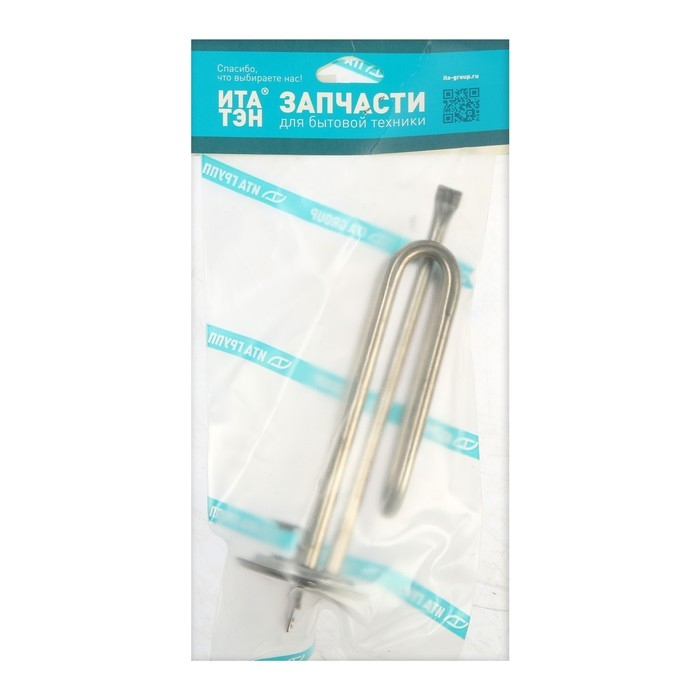 ТЭН для водонагревателя ТЭН для водонагревателя "ИТАТЭН" RF, 1.5 кВт, d=64 мм, клеммы под винт, L=200 мм, М6, нерж.