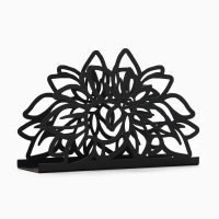 Салфетница &laquo;Цветы&raquo; металлическая, 14 х 9 см