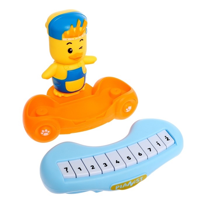 Музыкальное пианино &laquo;Утёнок&raquo;, 10 клавиш, работает от батареек