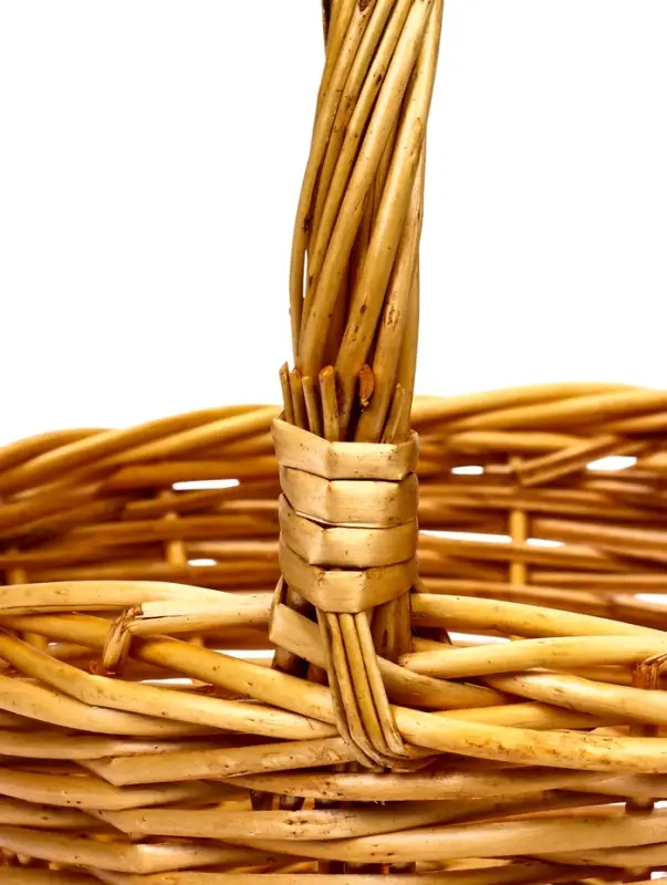 Набор корзин 3 шт 44х44х16, 37х37х14, 31х31х12 см руска 17/15/13см  лоза натур