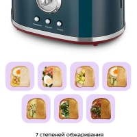 Тостер с поддоном для крошек КТ-9801 - 800 Вт