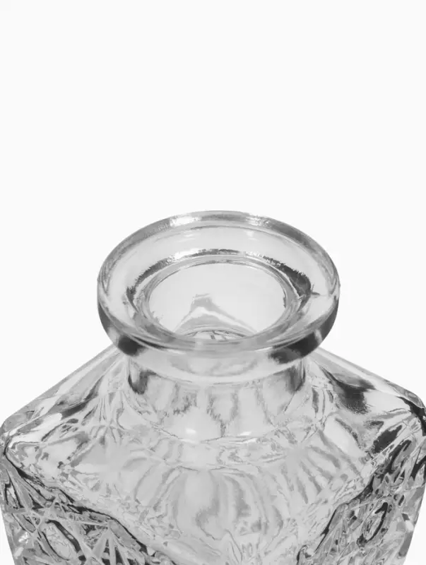 Ваза настольная стекло "Миниатюра" (набор 12 шт) 8-13 см, прозрачный