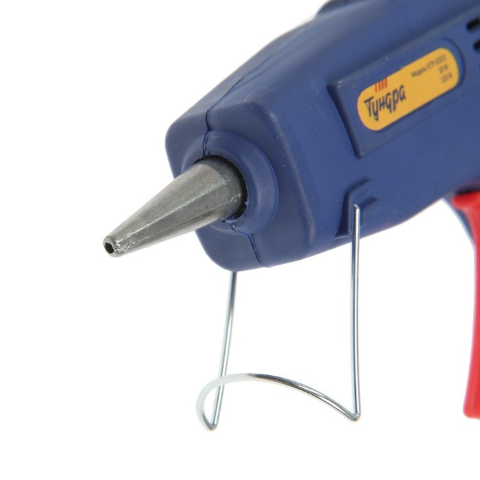 Клеевой пистолет ТУНДРА, 30 Вт, 220 В, выключатель, индикатор, антикапля, шнур 1.2 м, 7 мм Клеевой пистолет ТУНДРА, 30 Вт, 220 В, выключатель, индикатор, антикапля, шнур 1.2 м, 7 мм