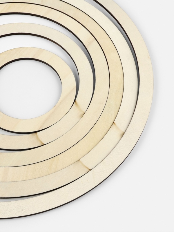 Набор основ для макраме, круглых, 6 шт., 4 мм, d=10/15/19.5/22.5/25.5/30 см Набор основ для макраме, круглых, 6 шт., 4 мм, d=10/15/19.5/22.5/25.5/30 см