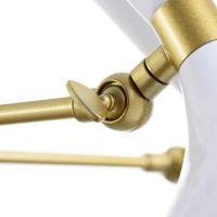 Люстра "Бастони" 6хЕ14 40Вт бело-золотой 70х70х54 см BayerLux Люстра "Бастони" 6хЕ14 40Вт бело-золотой 70х70х54 см BayerLux