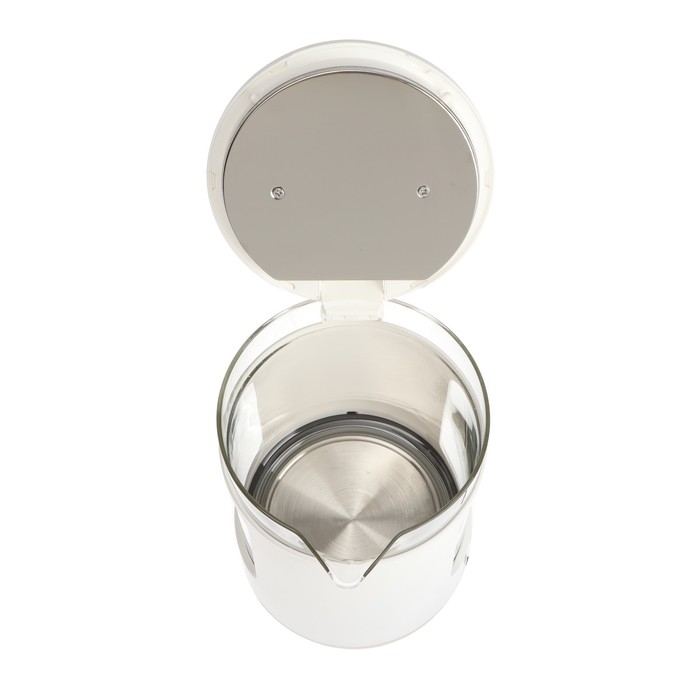 Чайник электрический Чайник электрический "Добрыня" DO-1259W, стекло, 1.5 л, 1800 Вт, белый