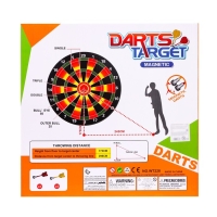 Дартс магнитный &laquo;Точно в цель&raquo;, диаметр 40 см, 6 дротиков