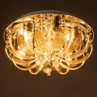 Люстра "Эмилия" 7х40Вт Е27 с пультом, цвет хром 41х41х19 см Люстра "Эмилия" 7х40Вт Е27 с пультом, цвет хром 41х41х19 см