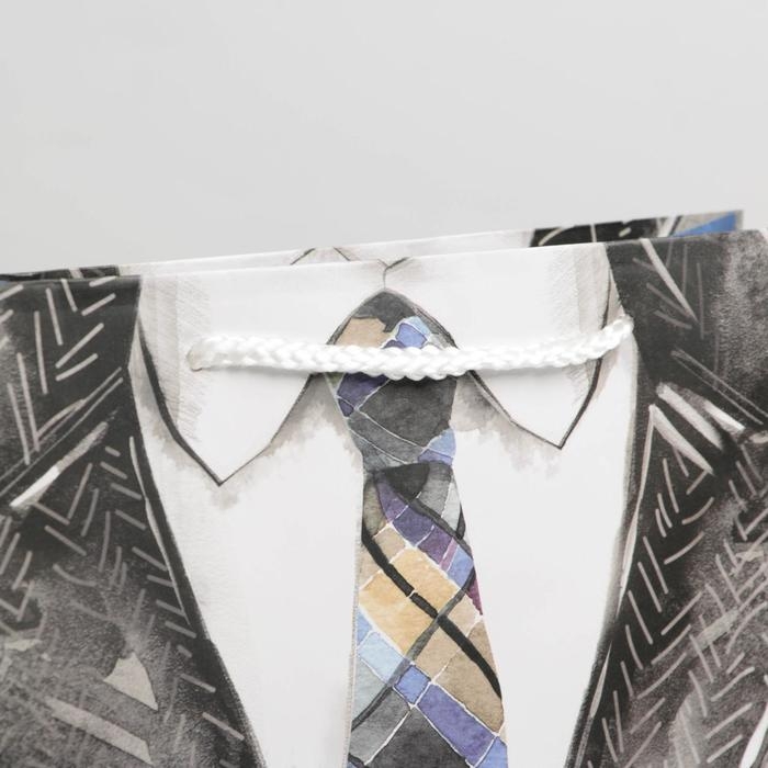 Пакет подарочный ламинированный, упаковка, &laquo;Самому лучшему&raquo;, ML 21 х 25 х 8 см