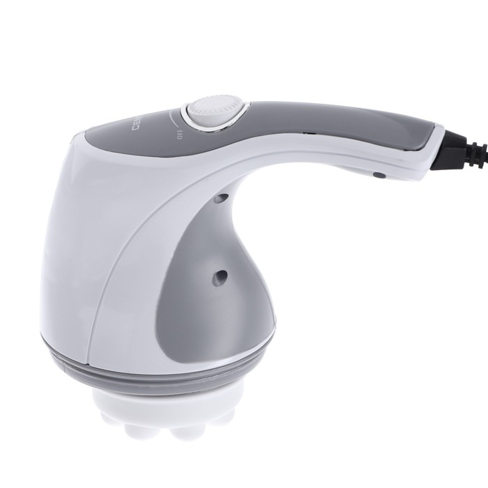 Массажёр для тела Centek CT-2603, 25 Вт, 4 насадки, 7 режимов, вибрационный, серый Массажёр для тела Centek CT-2603, 25 Вт, 4 насадки, 7 режимов, вибрационный, серый
