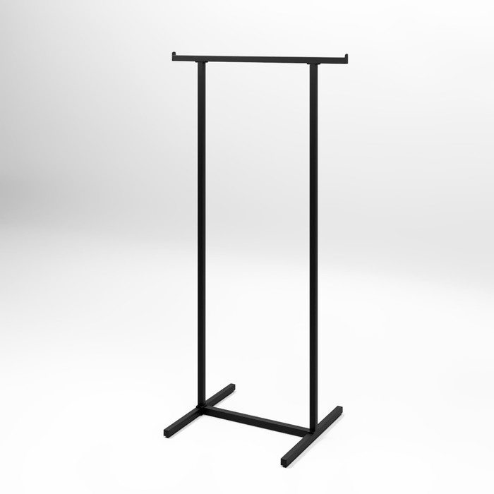 Вешало напольное с выносом 800×500×1500, цвет чёрный Вешало напольное с выносом 800×500×1500, цвет чёрный