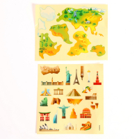 Развивающий набор «Глобус - изучаем мировые достопримечательности» Развивающий набор «Глобус - изучаем мировые достопримечательности»