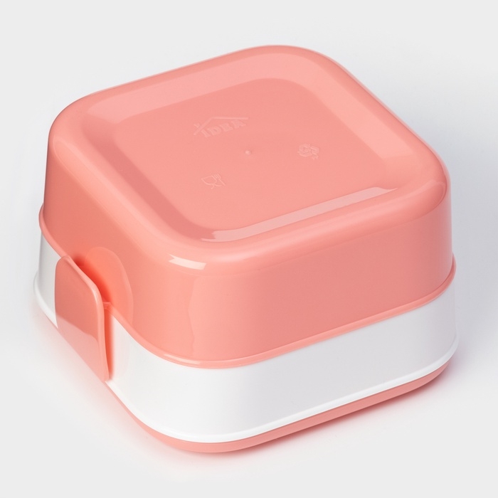 Контейнер для обеда &laquo;Капкейки&raquo;, 2 отделения, 400 мл