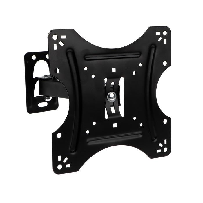 Кронштейн Luazon KrON-76, для ТВ, наклонно-поворотный, 14-42 Кронштейн Luazon KrON-76, для ТВ, наклонно-поворотный, 14-42", 60-200 мм от стены, чёрный