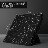 Держатель для ножей магнитный Доляна «Зефир», 22×24 см, цвет чёрный Держатель для ножей магнитный Доляна «Зефир», 22×24 см, цвет чёрный