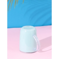 Кружка пластиковая Доляна &laquo;Нежность&raquo;, 350 мл, цвет голубой