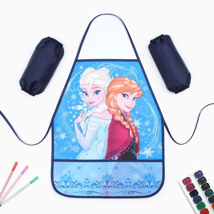 Фартук с нарукавниками детский «Холодное сердце», 49х39 см Фартук с нарукавниками детский «Холодное сердце», 49х39 см