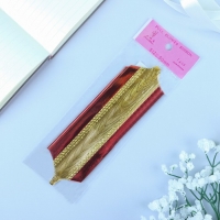 Бант-шар №5, золотой в красном Бант-шар №5, золотой в красном