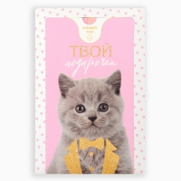 Бум-открытка &laquo;Твой подарочек&raquo;, шары , 12 х 18.5 см